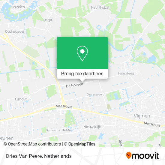 Dries Van Peere kaart