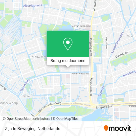 Zijn In Beweging kaart