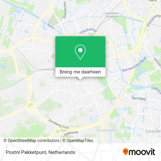 Postnl Pakketpunt kaart