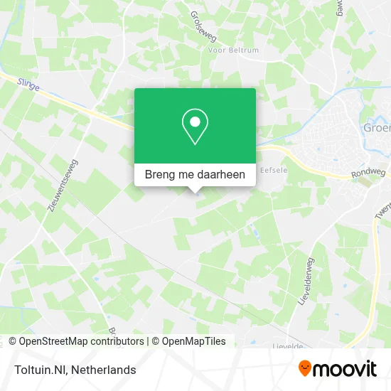 Toltuin.Nl kaart
