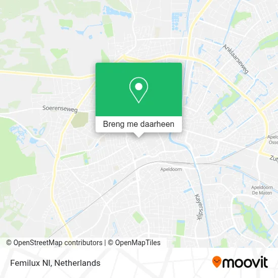 Femilux Nl kaart