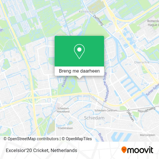 Excelsior'20 Cricket kaart