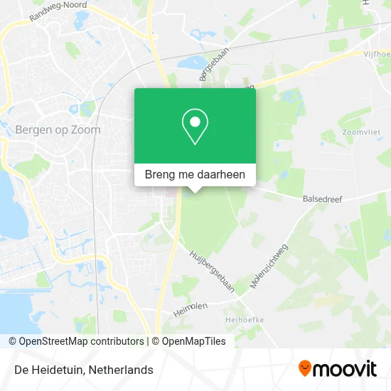 De Heidetuin kaart