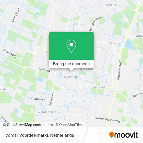 Vomar Voordeelmarkt kaart