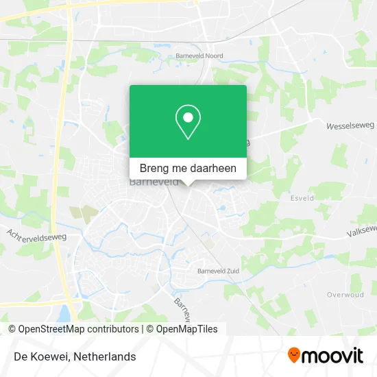 De Koewei kaart