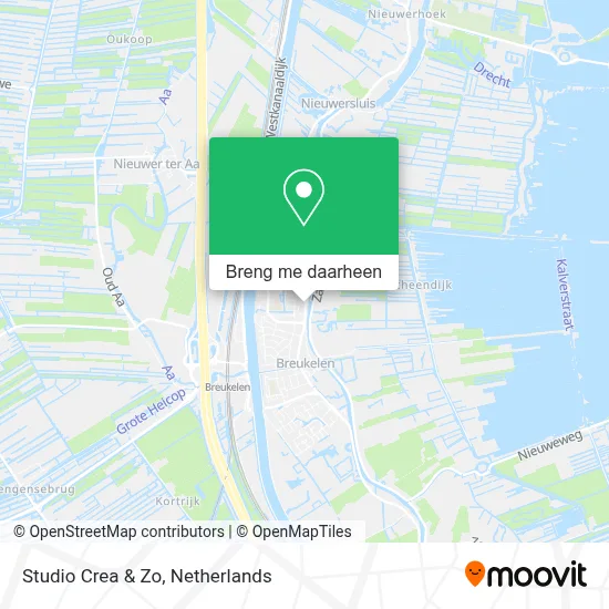 Studio Crea & Zo kaart