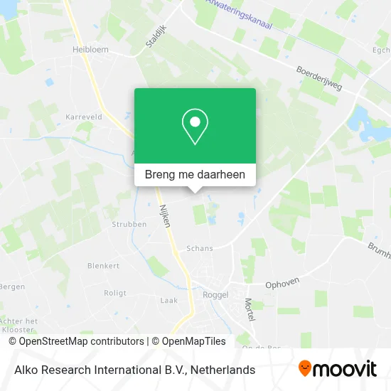 Alko Research International B.V. kaart