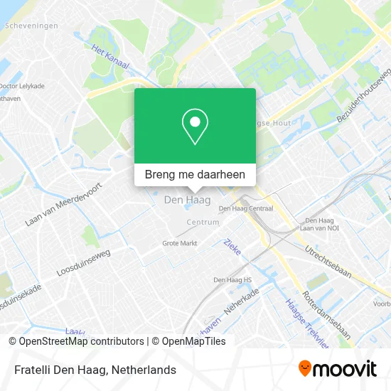 Fratelli Den Haag kaart