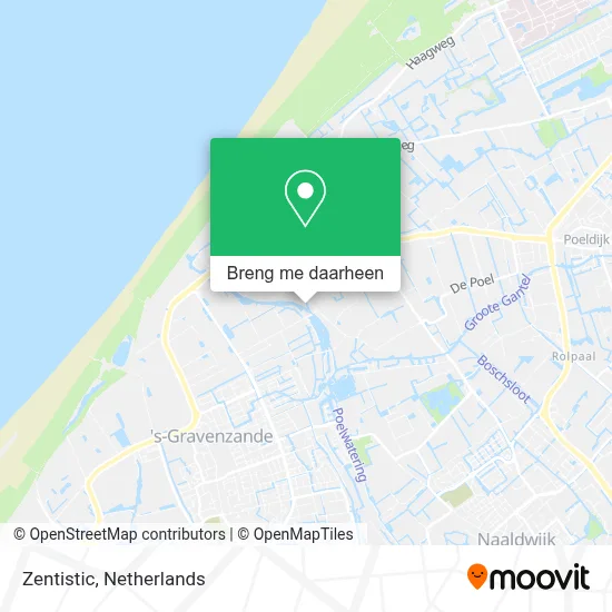 Zentistic kaart