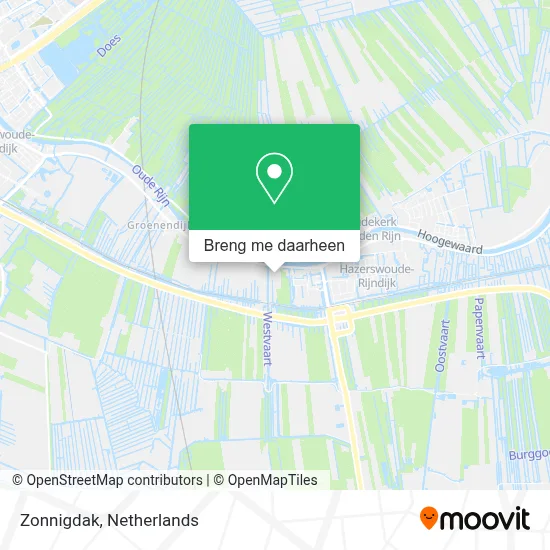 Zonnigdak kaart