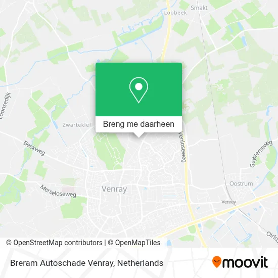Breram Autoschade Venray kaart