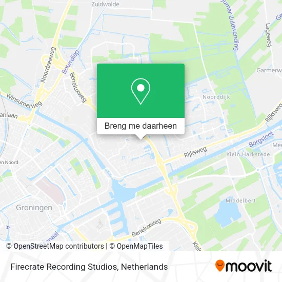 Firecrate Recording Studios kaart
