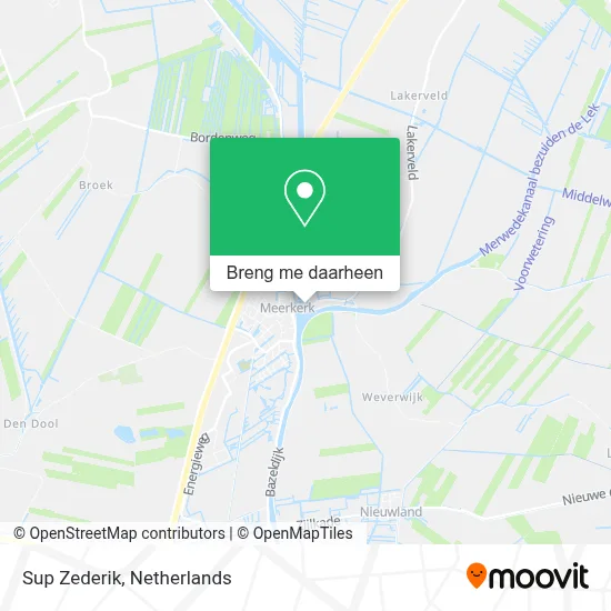 Sup Zederik kaart