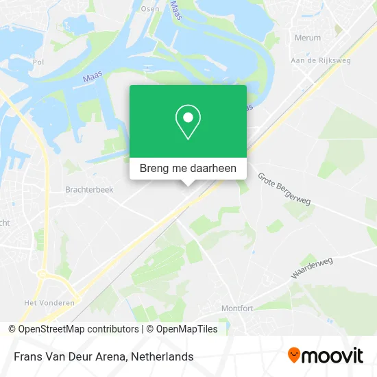 Frans Van Deur Arena kaart