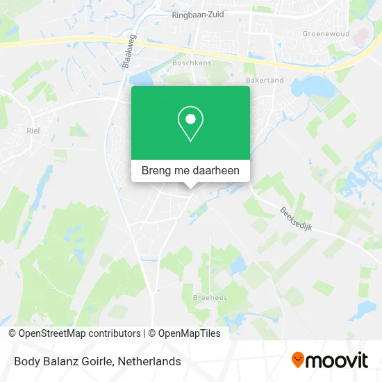 Body Balanz Goirle kaart
