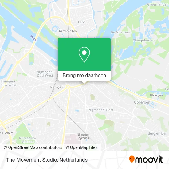 The Movement Studio kaart