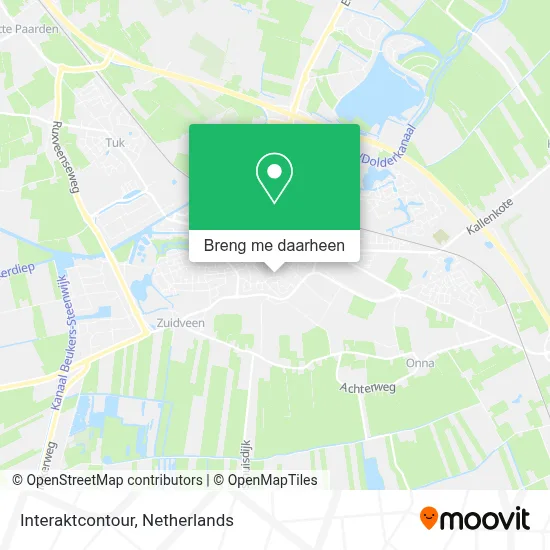 Interaktcontour kaart