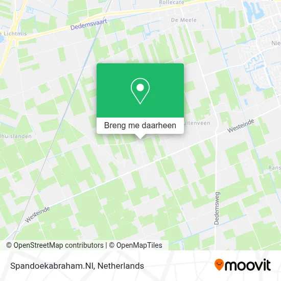 Spandoekabraham.Nl kaart