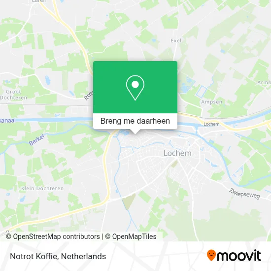 Notrot Koffie kaart