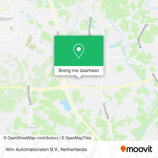 Wm Automaterialen B.V. kaart