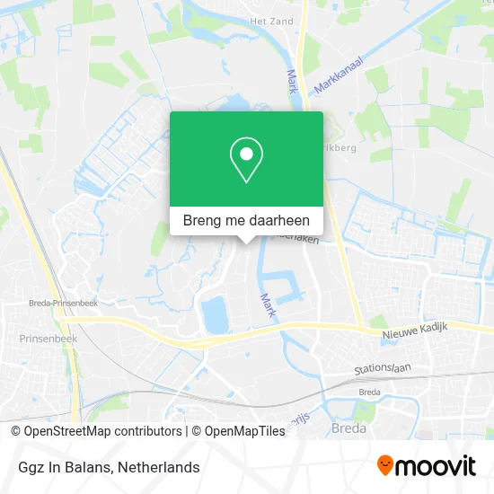 Ggz In Balans kaart