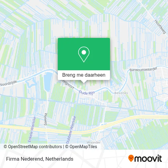 Firma Nederend kaart
