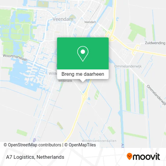 A7 Logistics kaart