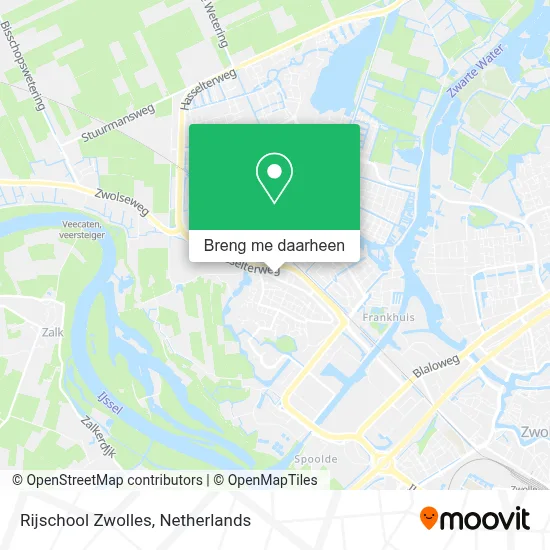 Rijschool Zwolles kaart