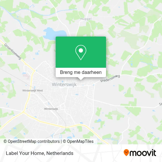 Label Your Home kaart