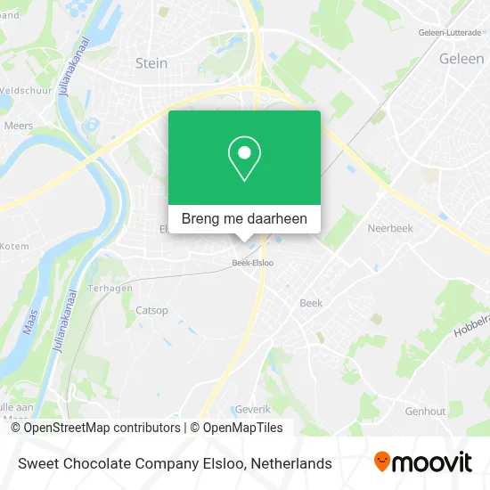 Sweet Chocolate Company Elsloo kaart