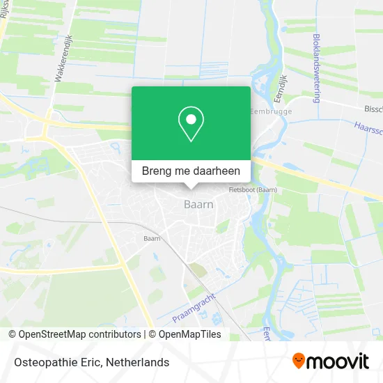 Osteopathie Eric kaart