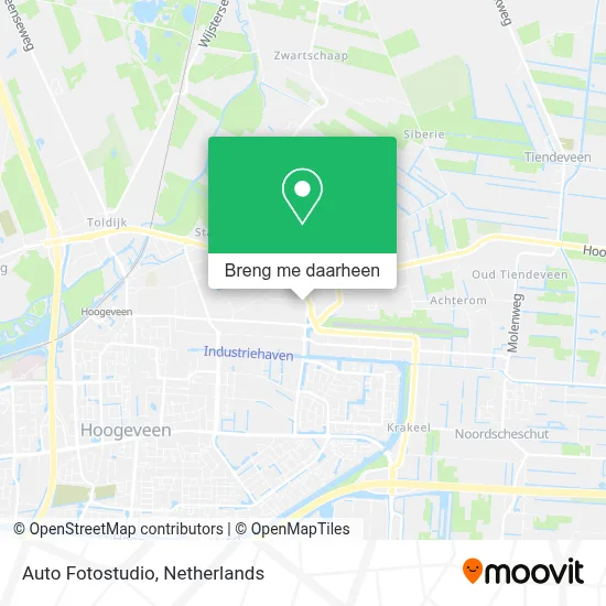 Auto Fotostudio kaart