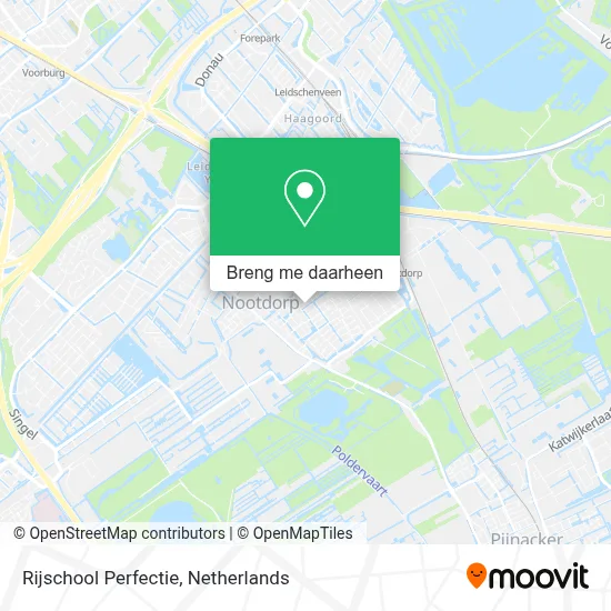 Rijschool Perfectie kaart