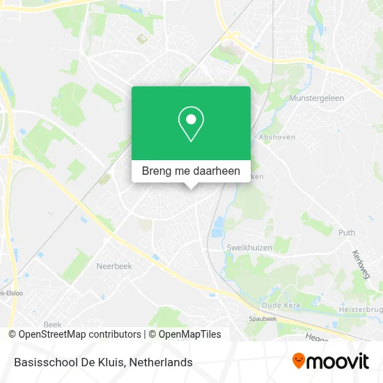 Basisschool De Kluis kaart