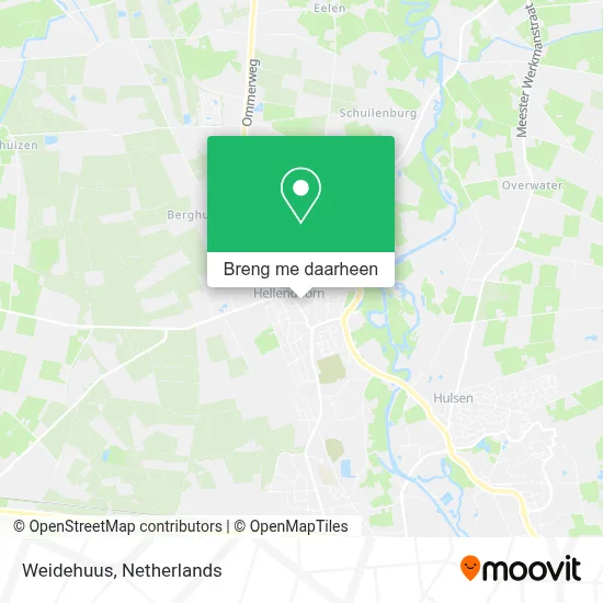 Weidehuus kaart