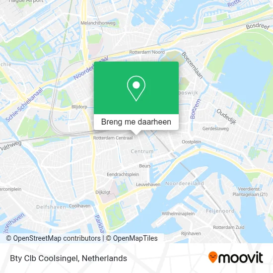 Bty Clb Coolsingel kaart