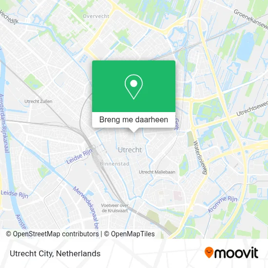 Utrecht City kaart