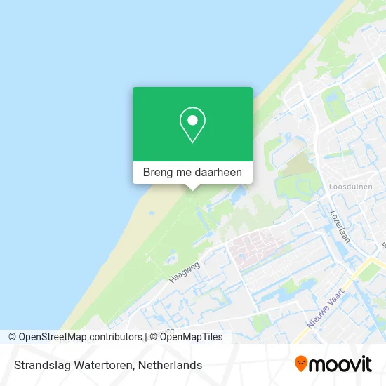 Strandslag Watertoren kaart