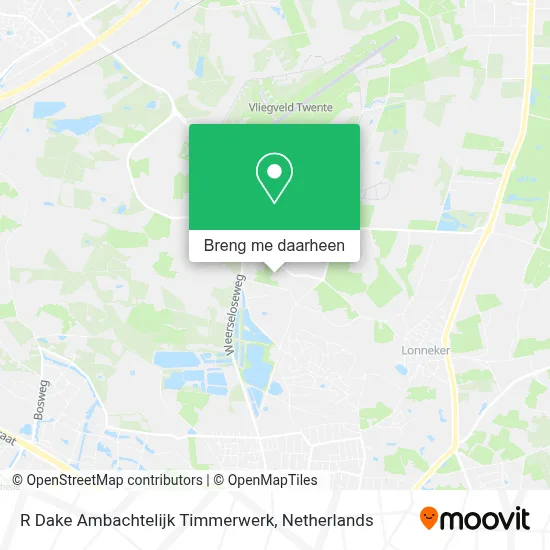 R Dake Ambachtelijk Timmerwerk kaart