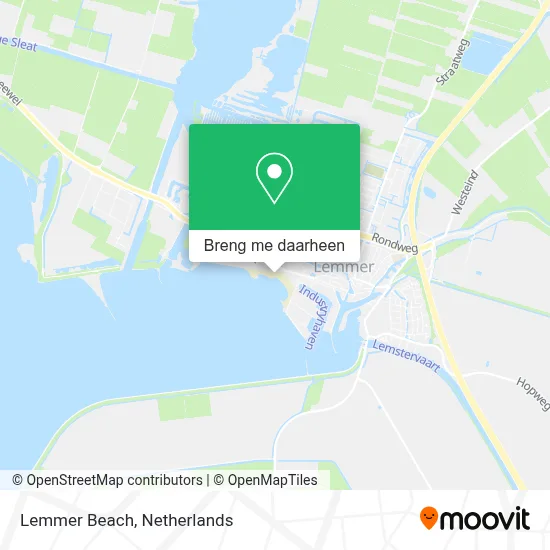 Lemmer Beach kaart