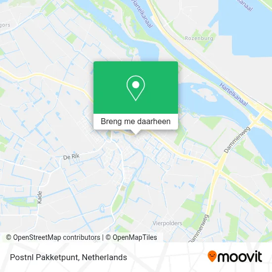 Postnl Pakketpunt kaart
