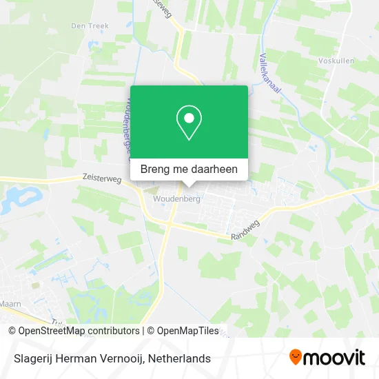 Slagerij Herman Vernooij kaart