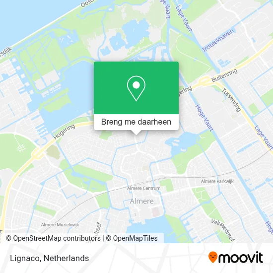 Lignaco kaart