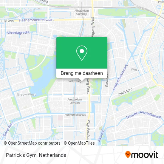 Patrick's Gym kaart