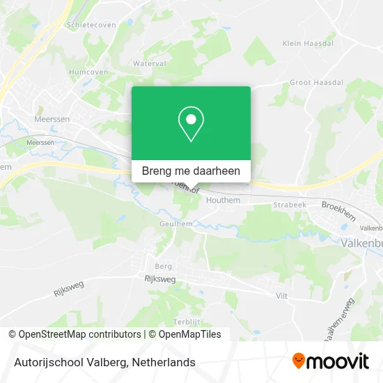 Autorijschool Valberg kaart
