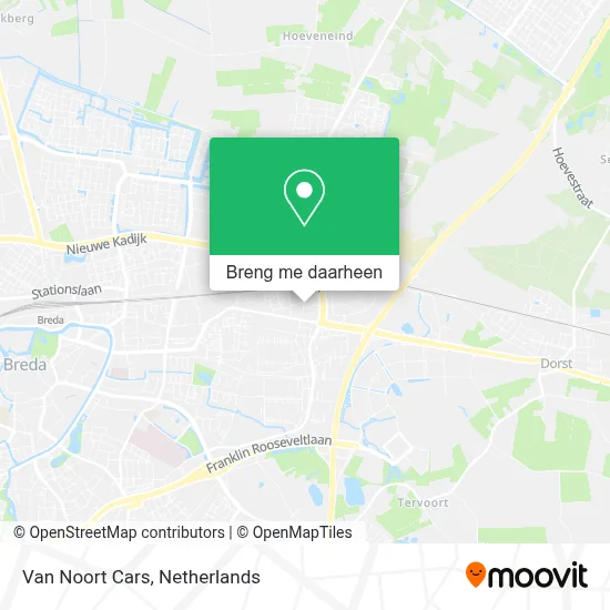 Van Noort Cars kaart