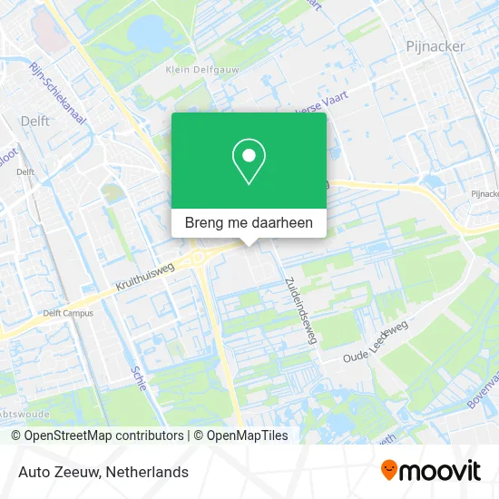 Auto Zeeuw kaart