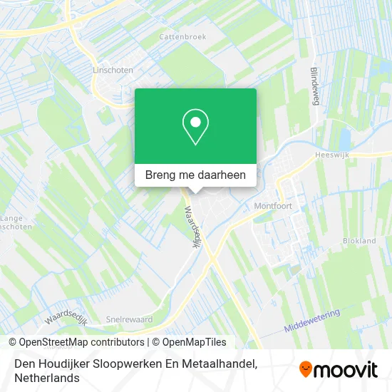 Den Houdijker Sloopwerken En Metaalhandel kaart
