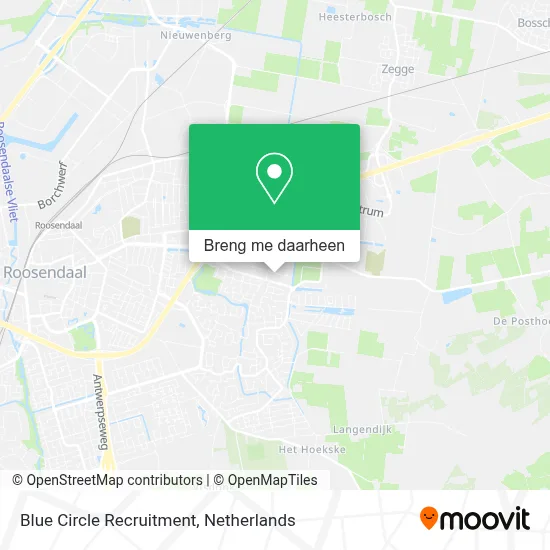 Blue Circle Recruitment kaart
