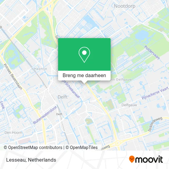 Lesseau kaart
